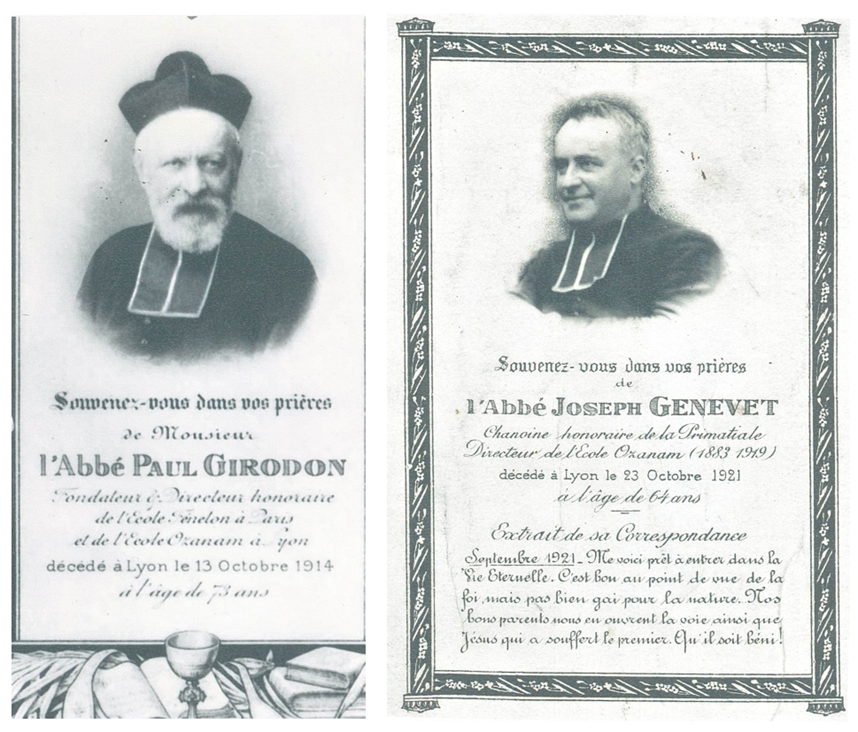 Les abbés Paul Girodon et Joseph Genevet