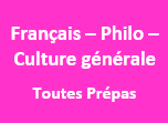 Francais philo toutes prepas